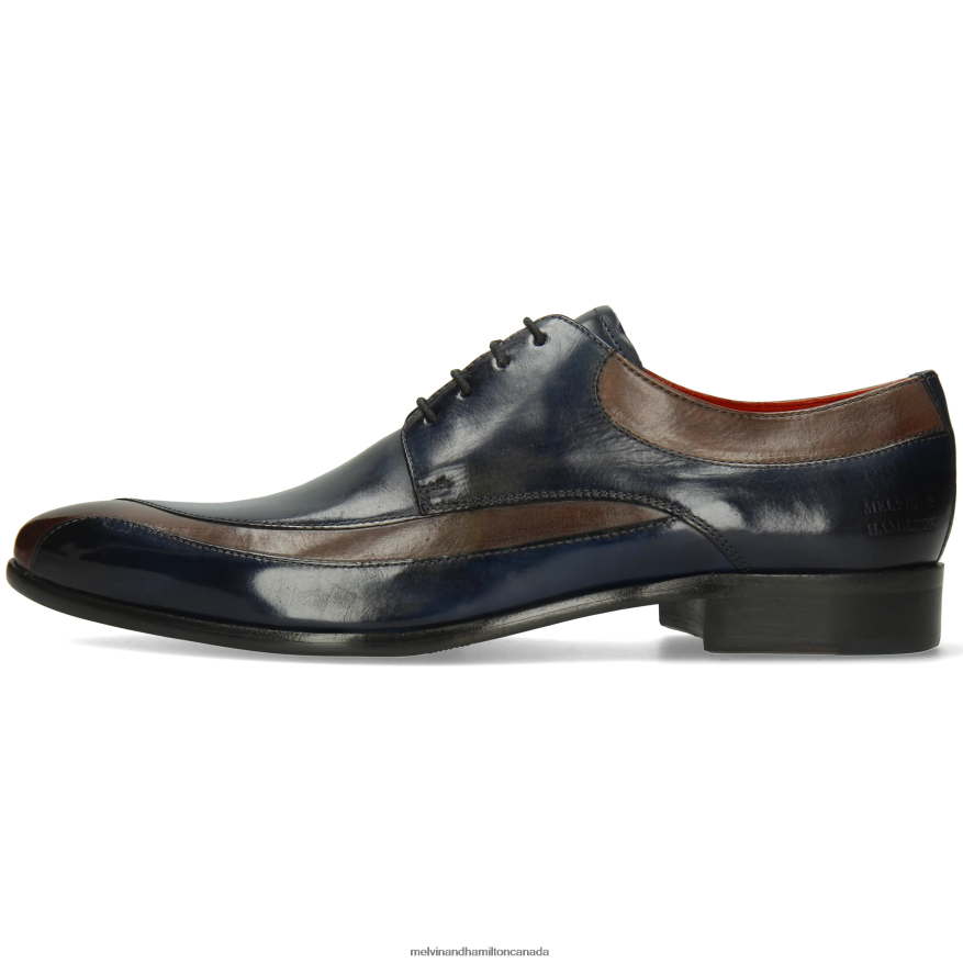 Men Melvin & Hamilton Blue Toni 36 Derby Shoes P4V68P359