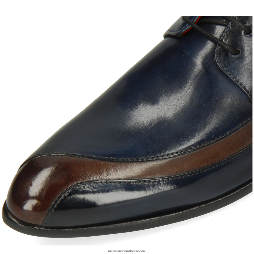 Men Melvin & Hamilton Blue Toni 36 Derby Shoes P4V68P359