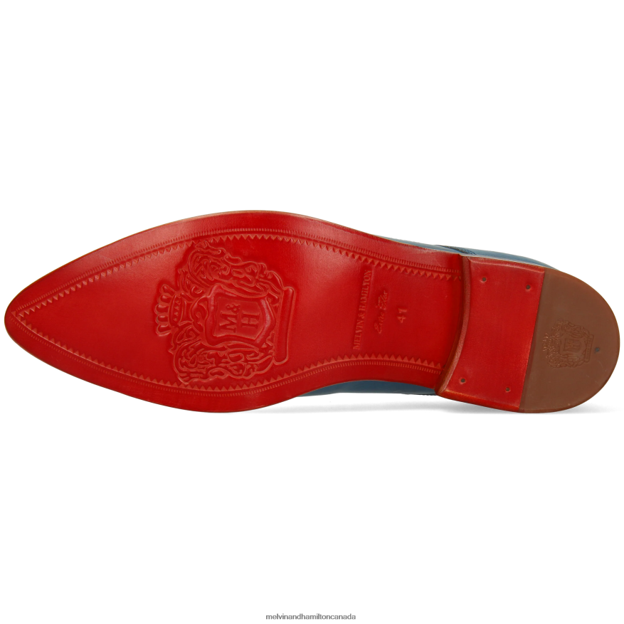 Men Melvin & Hamilton Blue Toni 36 Derby Shoes P4V68P503