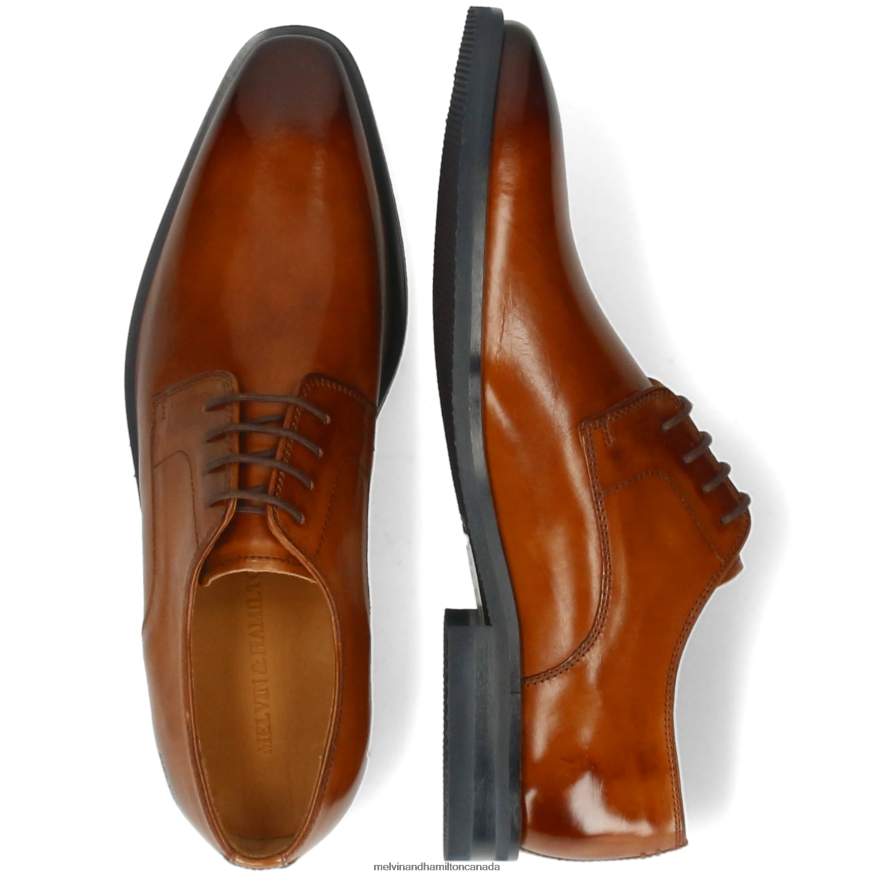 Men Melvin & Hamilton Brown Alex 1 Derby Shoes P4V68P368