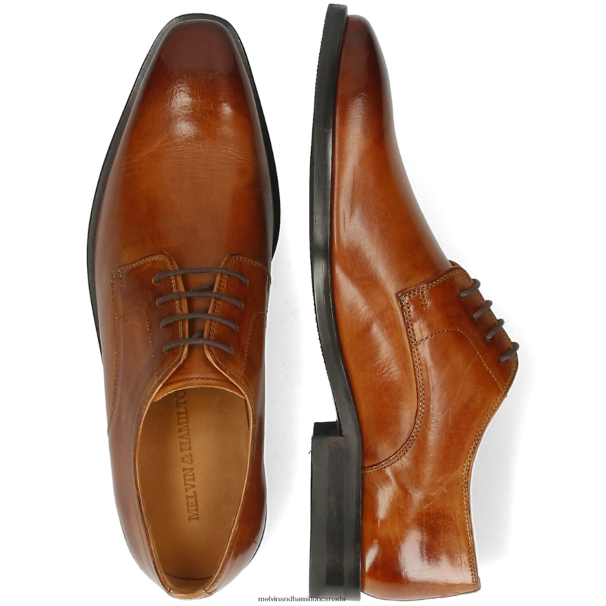 Men Melvin & Hamilton Brown Alex 1 Derby Shoes P4V68P549