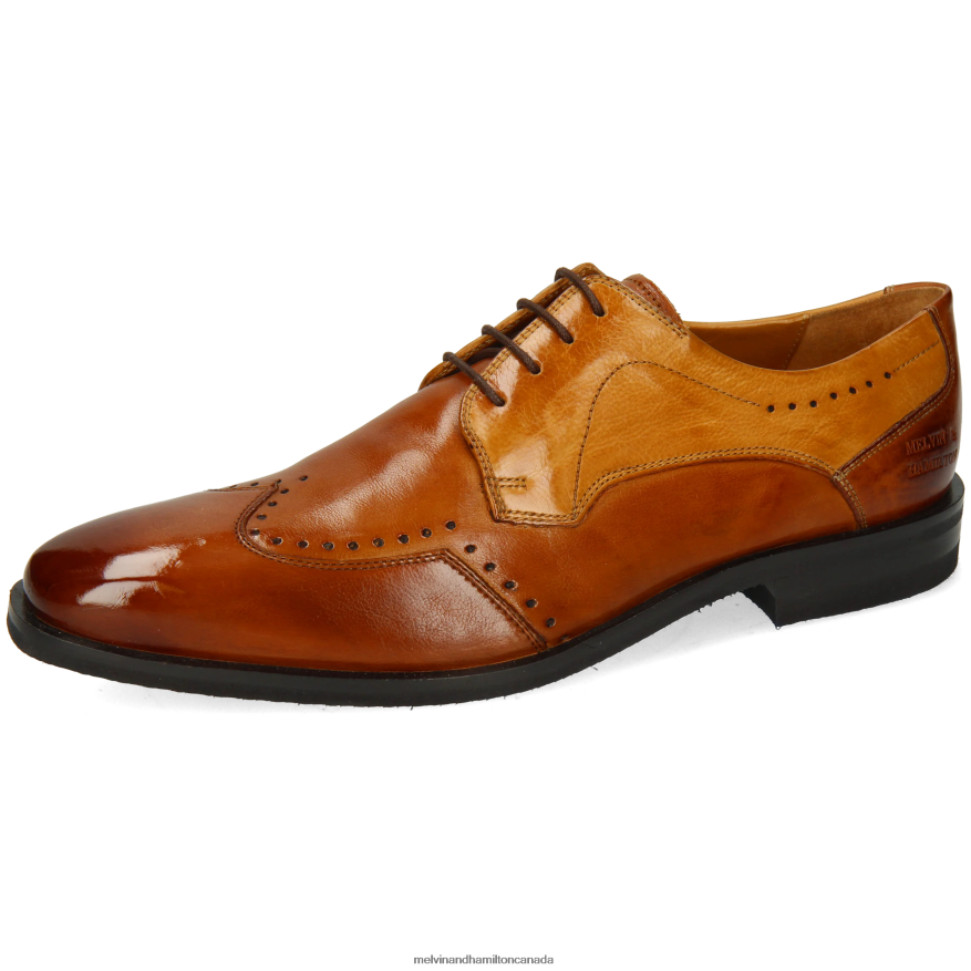 Men Melvin & Hamilton Brown Alex 3 Derby Shoes P4V68P431