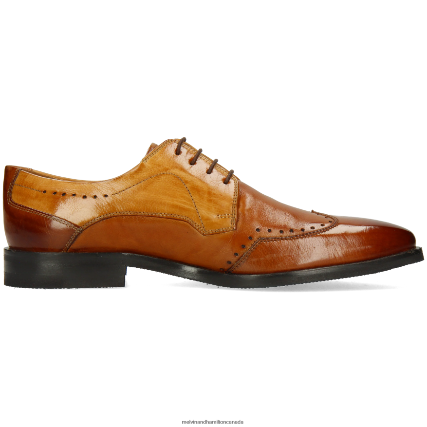 Men Melvin & Hamilton Brown Alex 3 Derby Shoes P4V68P431