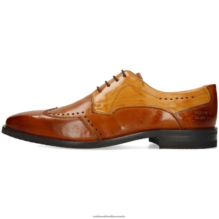 Men Melvin & Hamilton Brown Alex 3 Derby Shoes P4V68P431