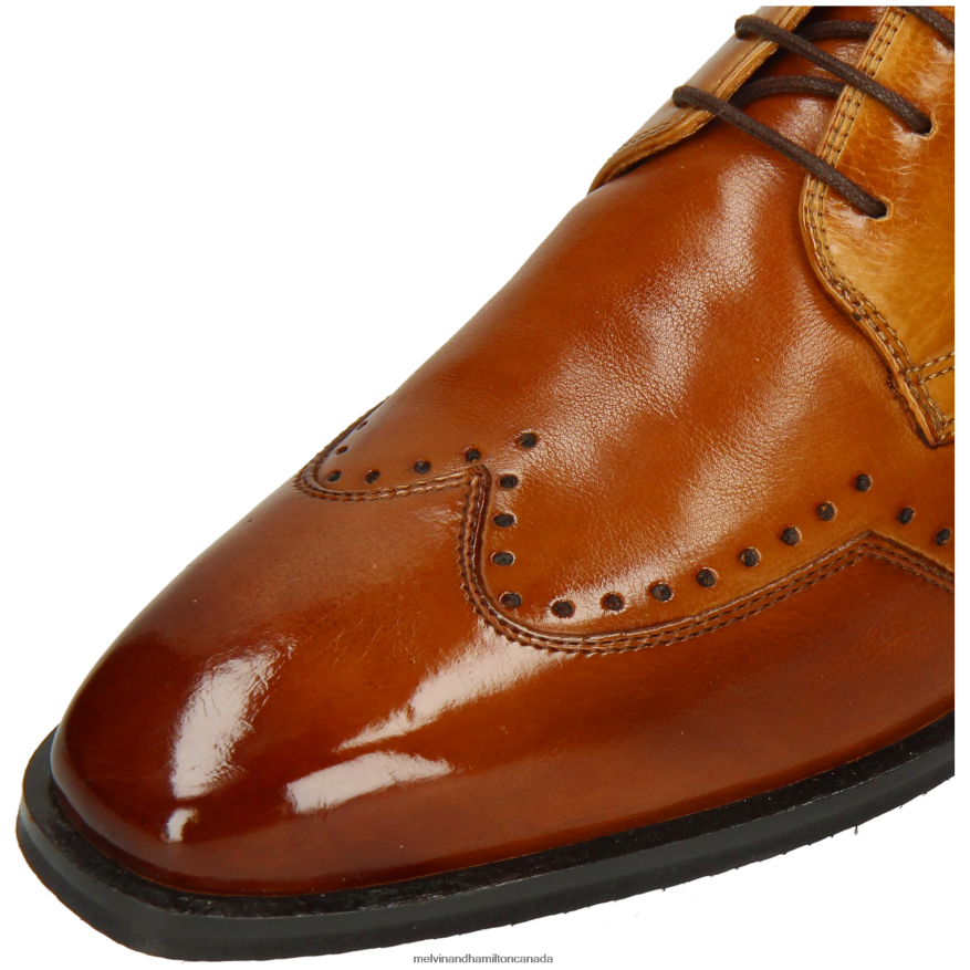 Men Melvin & Hamilton Brown Alex 3 Derby Shoes P4V68P431