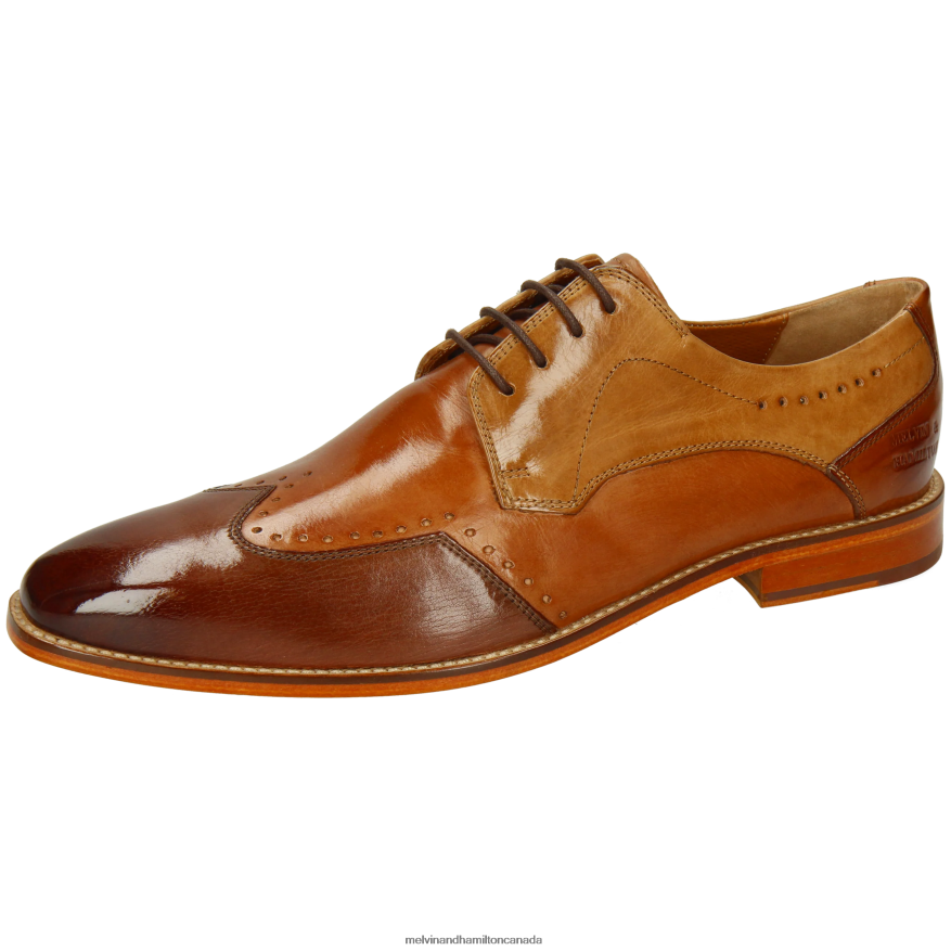 Men Melvin & Hamilton Brown Alex 3 Derby Shoes P4V68P502