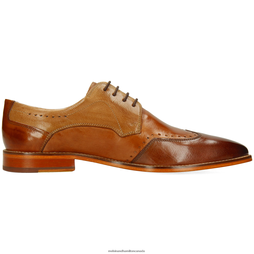 Men Melvin & Hamilton Brown Alex 3 Derby Shoes P4V68P502