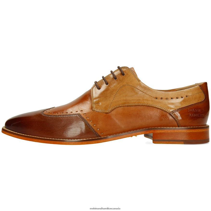 Men Melvin & Hamilton Brown Alex 3 Derby Shoes P4V68P502