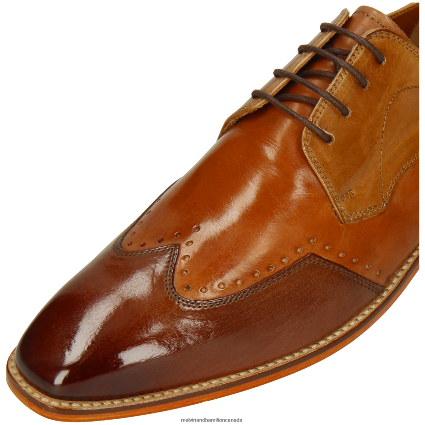 Men Melvin & Hamilton Brown Alex 3 Derby Shoes P4V68P502
