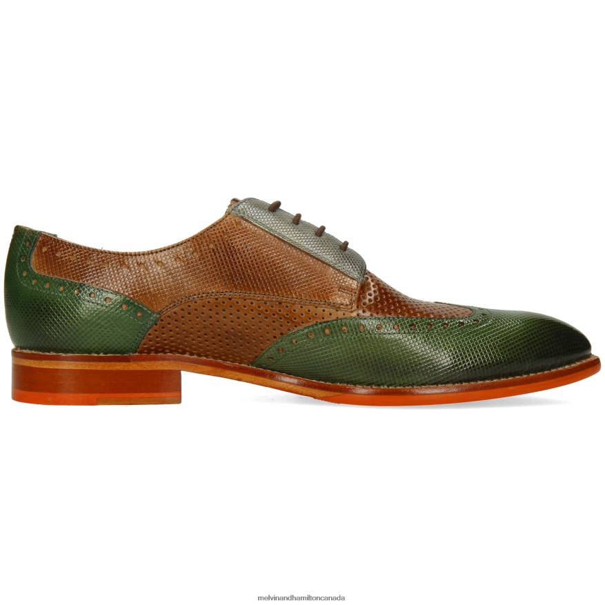 Men Melvin & Hamilton Brown Bobby 1 Derby Shoes P4V68P400