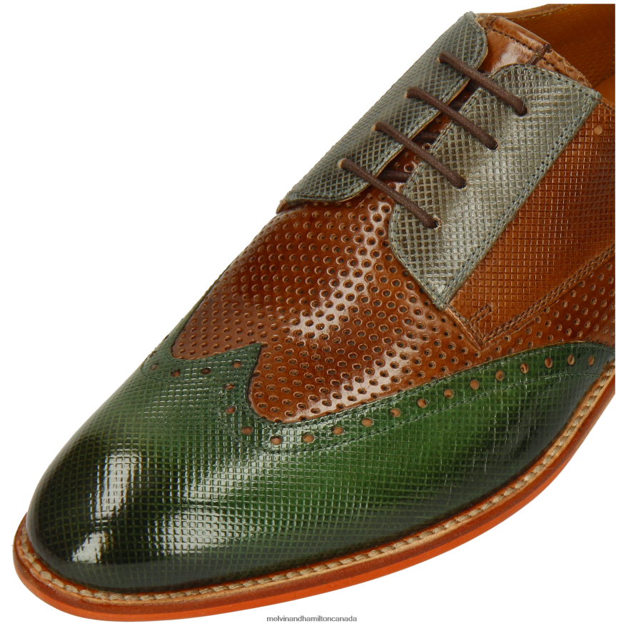 Men Melvin & Hamilton Brown Bobby 1 Derby Shoes P4V68P400