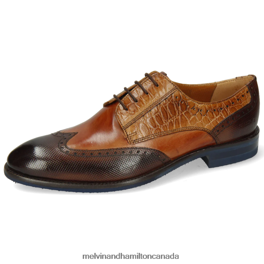 Men Melvin & Hamilton Brown Bobby 1 Derby Shoes P4V68P539