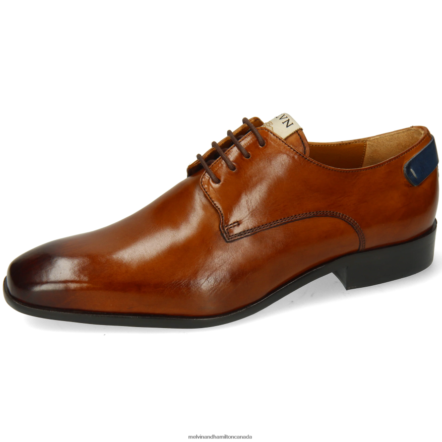 Men Melvin & Hamilton Brown Bond 1 Derby Shoes P4V68P375