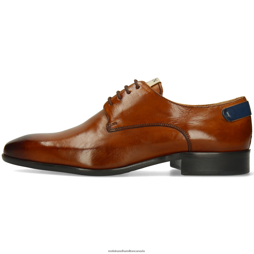 Men Melvin & Hamilton Brown Bond 1 Derby Shoes P4V68P375