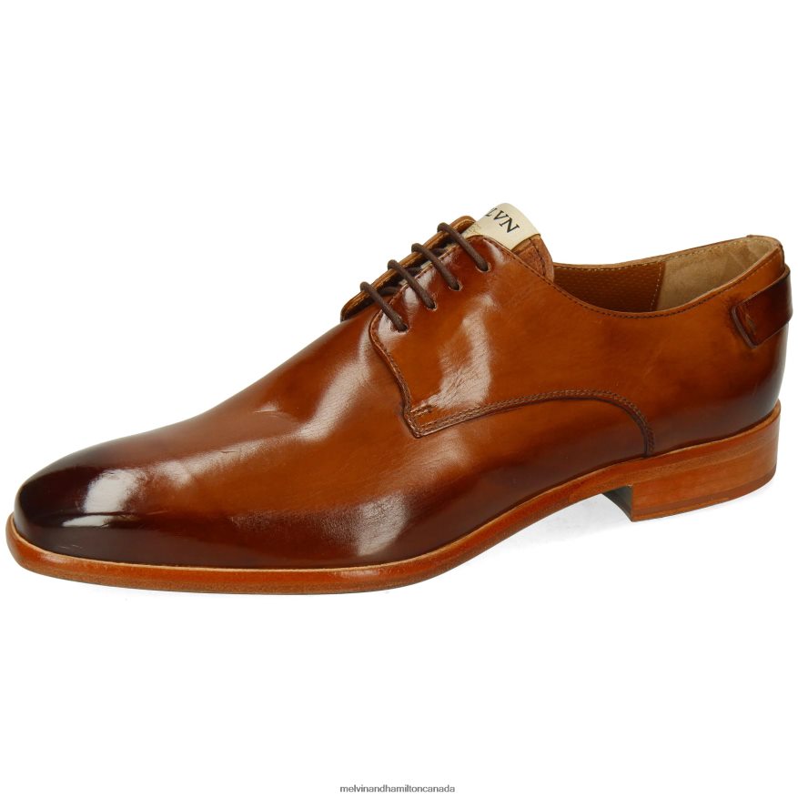Men Melvin & Hamilton Brown Bond 1 Derby Shoes P4V68P453