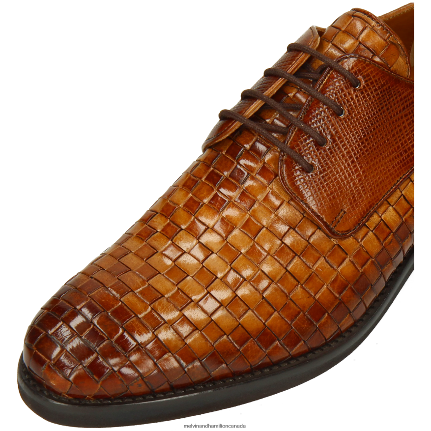 Men Melvin & Hamilton Brown Brad 7 Derby Shoes P4V68P428