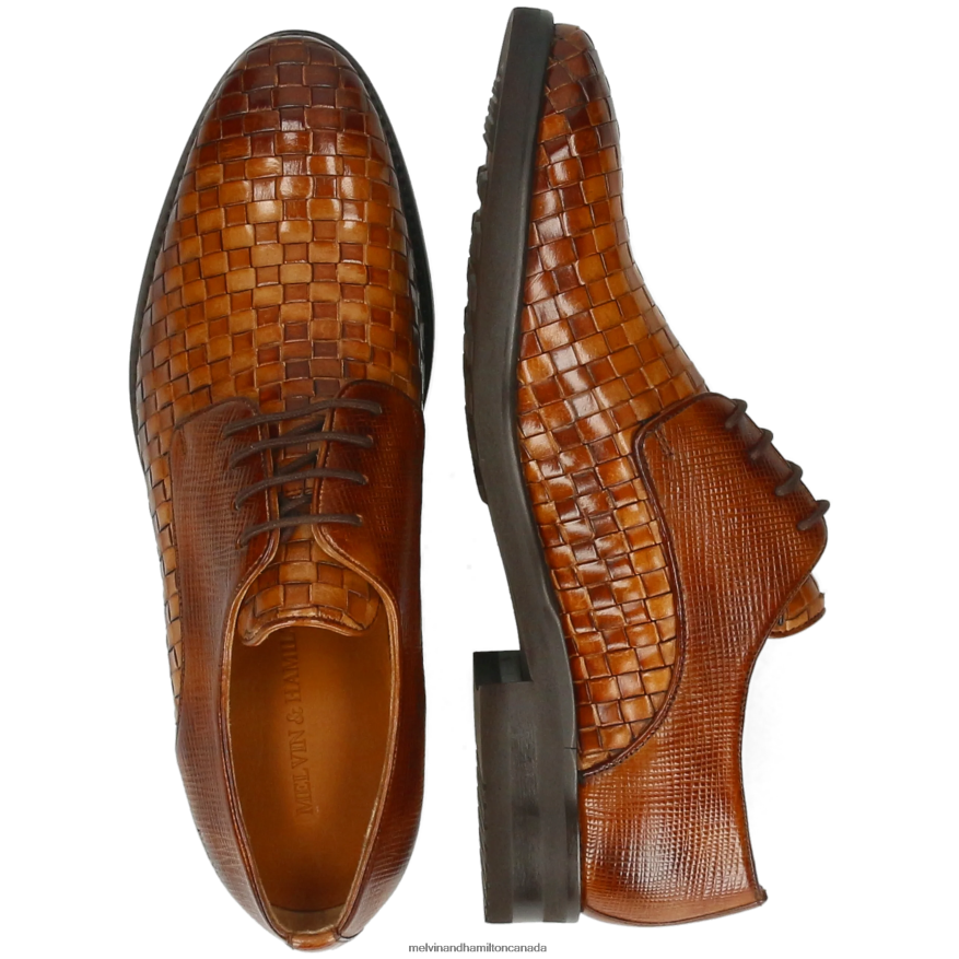 Men Melvin & Hamilton Brown Brad 7 Derby Shoes P4V68P428