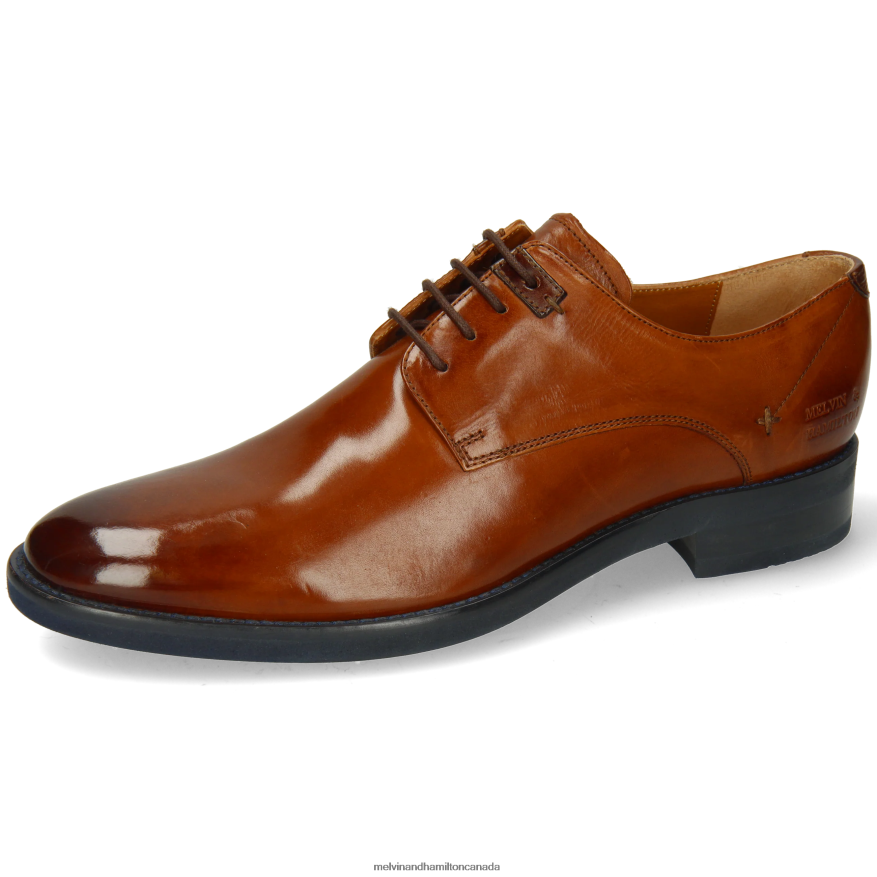 Men Melvin & Hamilton Brown Clint 1 Derby Shoes P4V68P366
