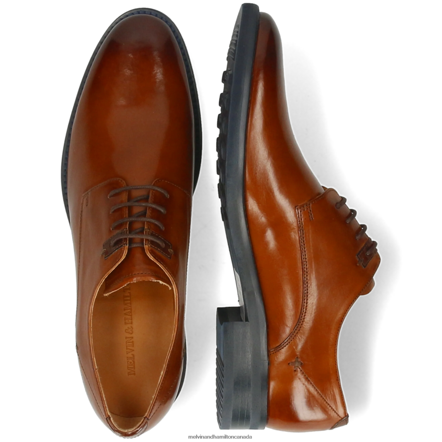 Men Melvin & Hamilton Brown Clint 1 Derby Shoes P4V68P366