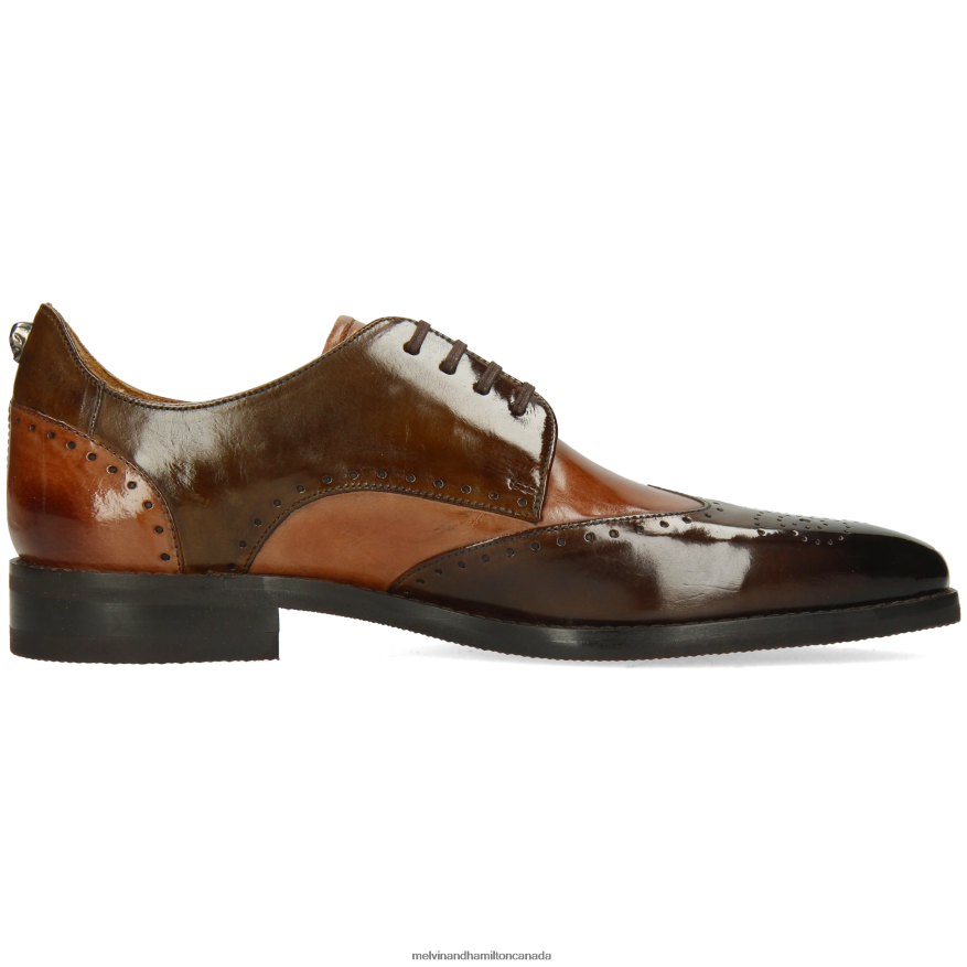 Men Melvin & Hamilton Brown Dave 2 Derby Shoes P4V68P446