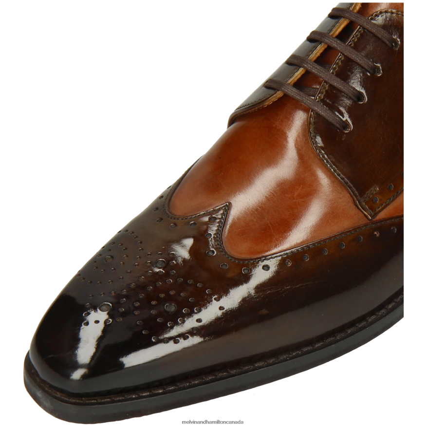 Men Melvin & Hamilton Brown Dave 2 Derby Shoes P4V68P446
