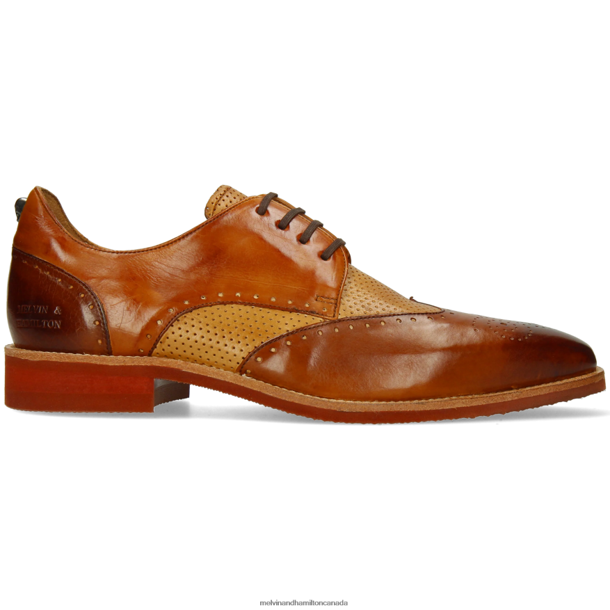 Men Melvin & Hamilton Brown Dave 2 Derby Shoes P4V68P462