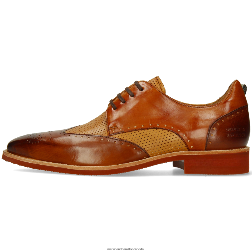 Men Melvin & Hamilton Brown Dave 2 Derby Shoes P4V68P462