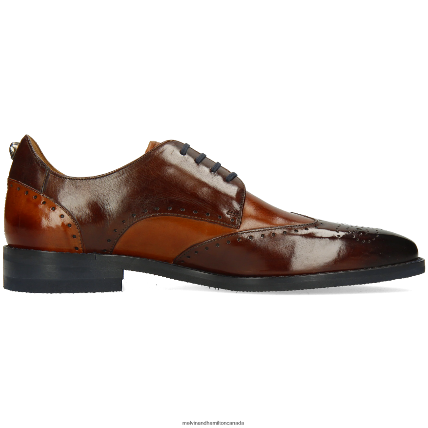 Men Melvin & Hamilton Brown Dave 2 Derby Shoes P4V68P507