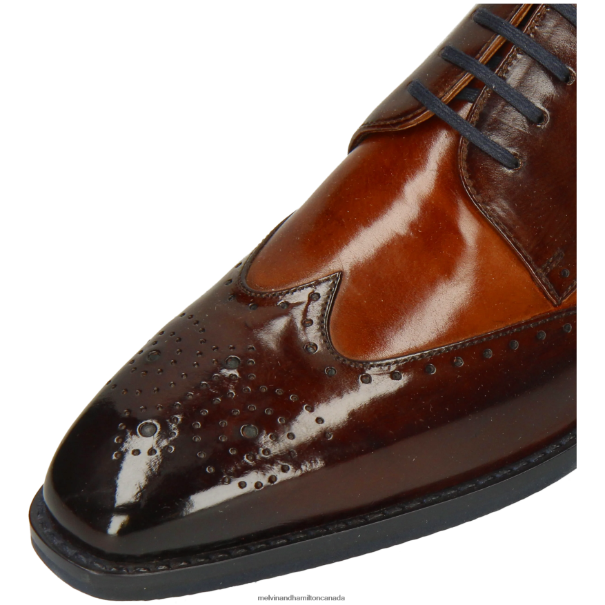 Men Melvin & Hamilton Brown Dave 2 Derby Shoes P4V68P507