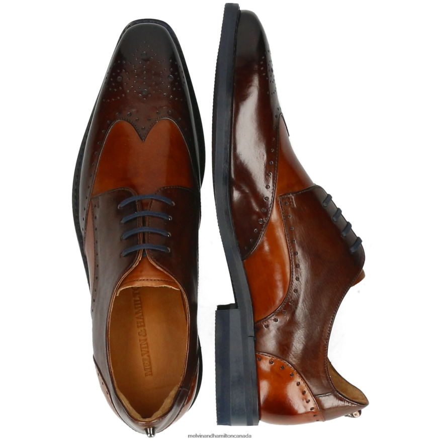 Men Melvin & Hamilton Brown Dave 2 Derby Shoes P4V68P507