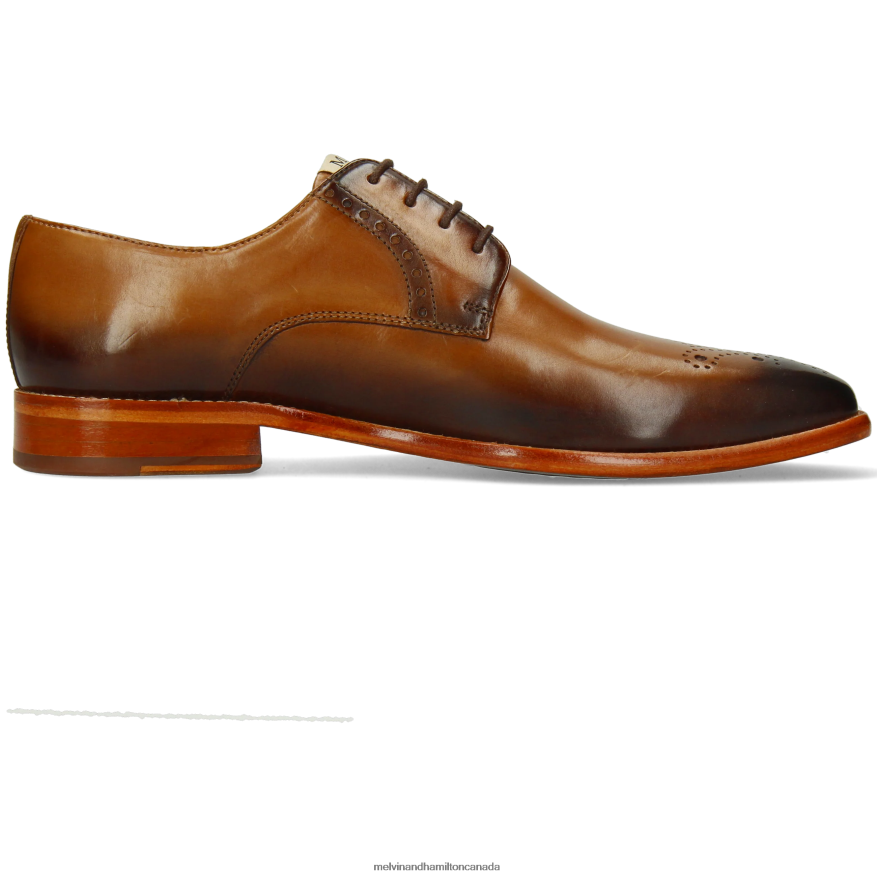 Men Melvin & Hamilton Brown Dylan 1 Derby Shoes P4V68P403