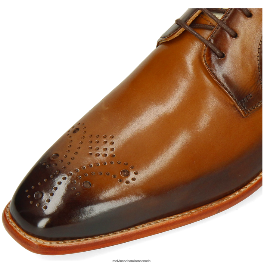 Men Melvin & Hamilton Brown Dylan 1 Derby Shoes P4V68P403