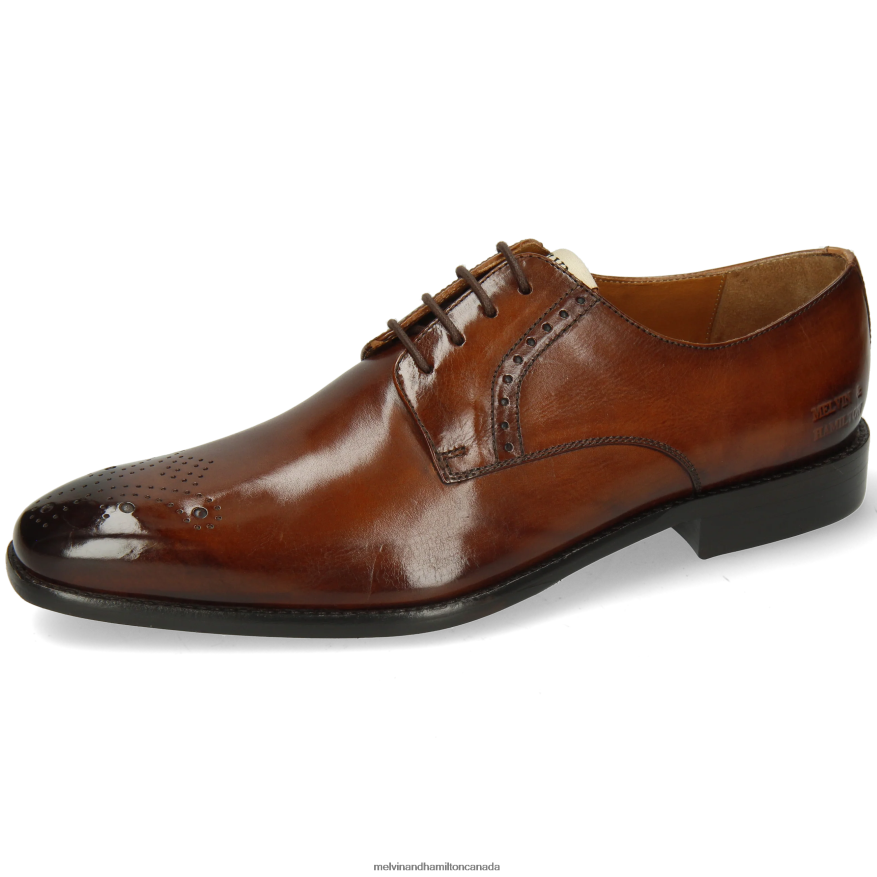 Men Melvin & Hamilton Brown Dylan 1 Derby Shoes P4V68P429