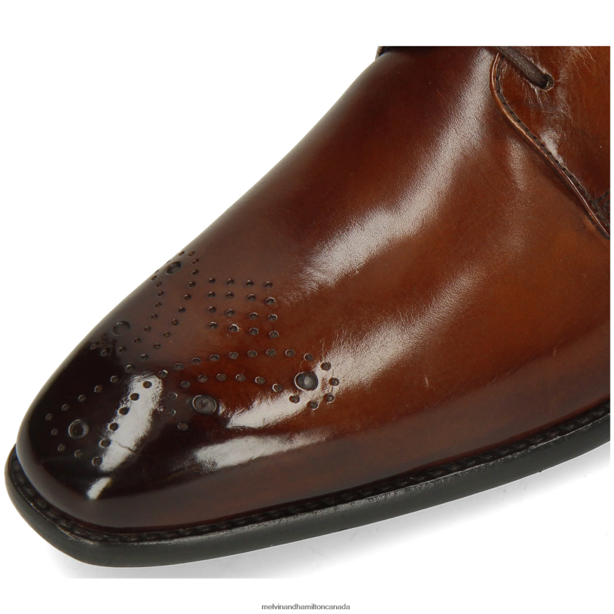 Men Melvin & Hamilton Brown Dylan 1 Derby Shoes P4V68P429
