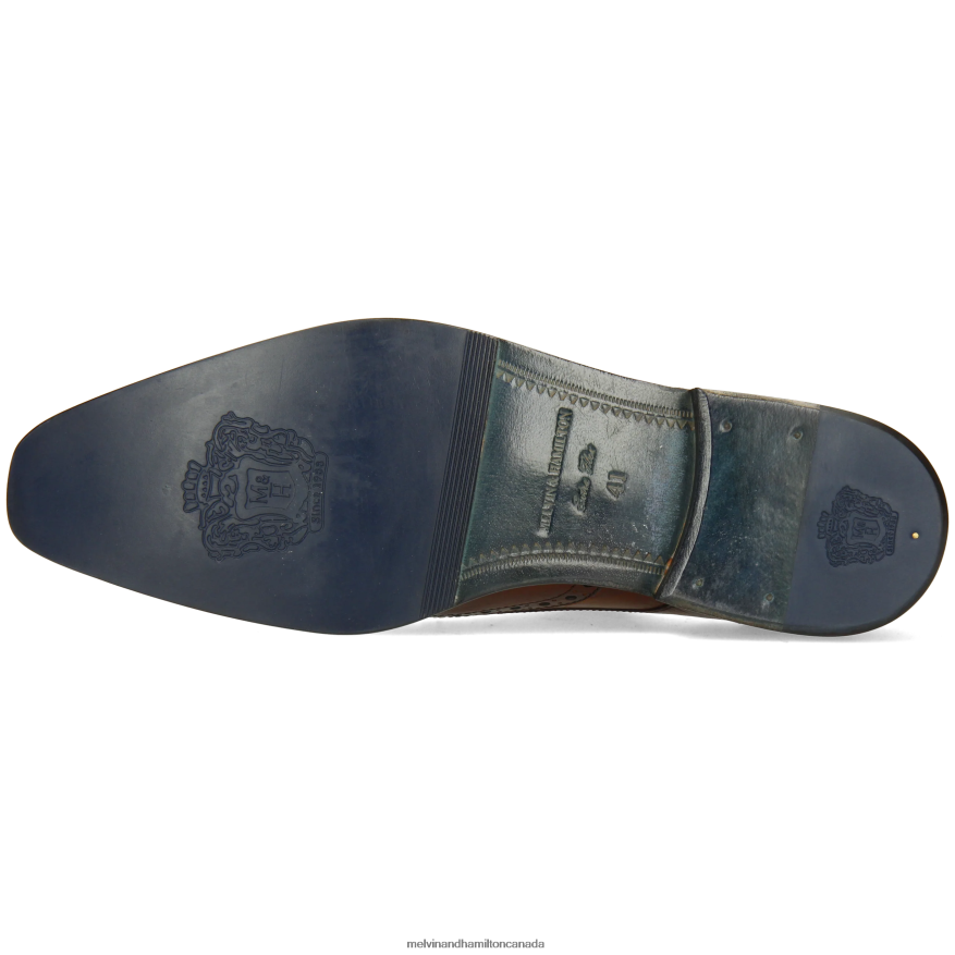 Men Melvin & Hamilton Brown Dylan 2 Derby Shoes P4V68P355