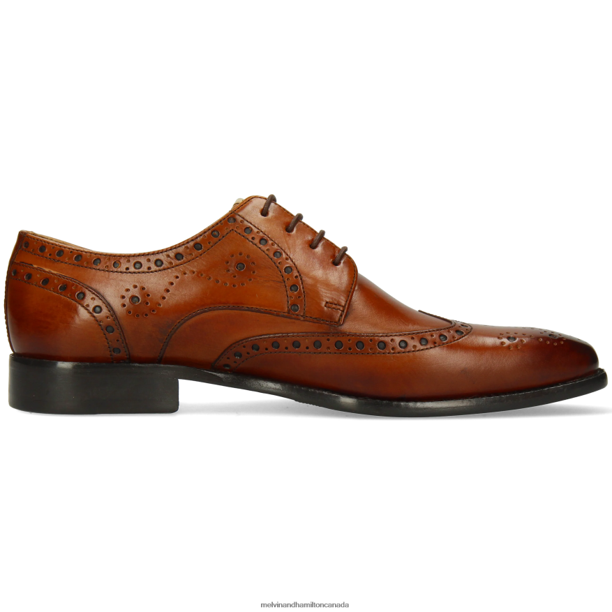 Men Melvin & Hamilton Brown Dylan 2 Derby Shoes P4V68P477