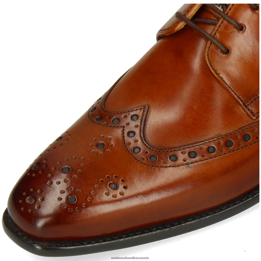 Men Melvin & Hamilton Brown Dylan 2 Derby Shoes P4V68P477