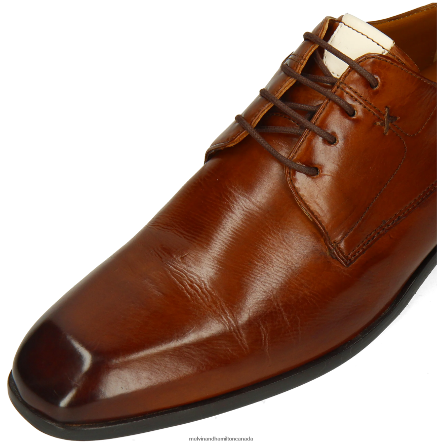 Men Melvin & Hamilton Brown Elyas 4 Derby Shoes P4V68P384