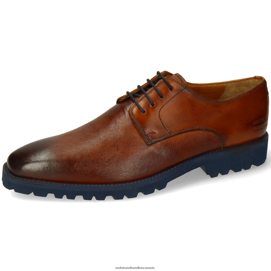 Men Melvin & Hamilton Brown Emil 1 Derby Shoes P4V68P364