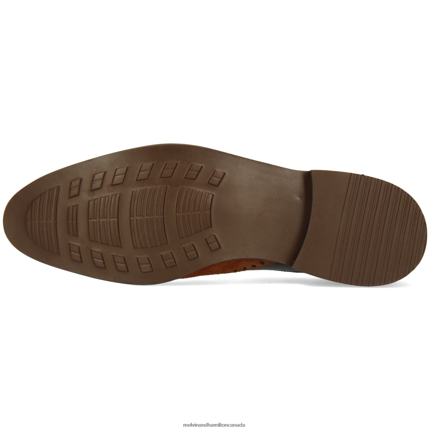 Men Melvin & Hamilton Brown Henry 7 Derby Shoes P4V68P441