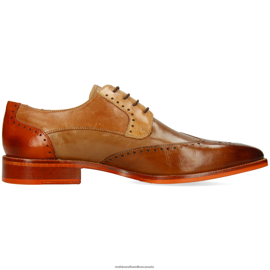 Men Melvin & Hamilton Brown Jeff 14 Derby Shoes P4V68P409
