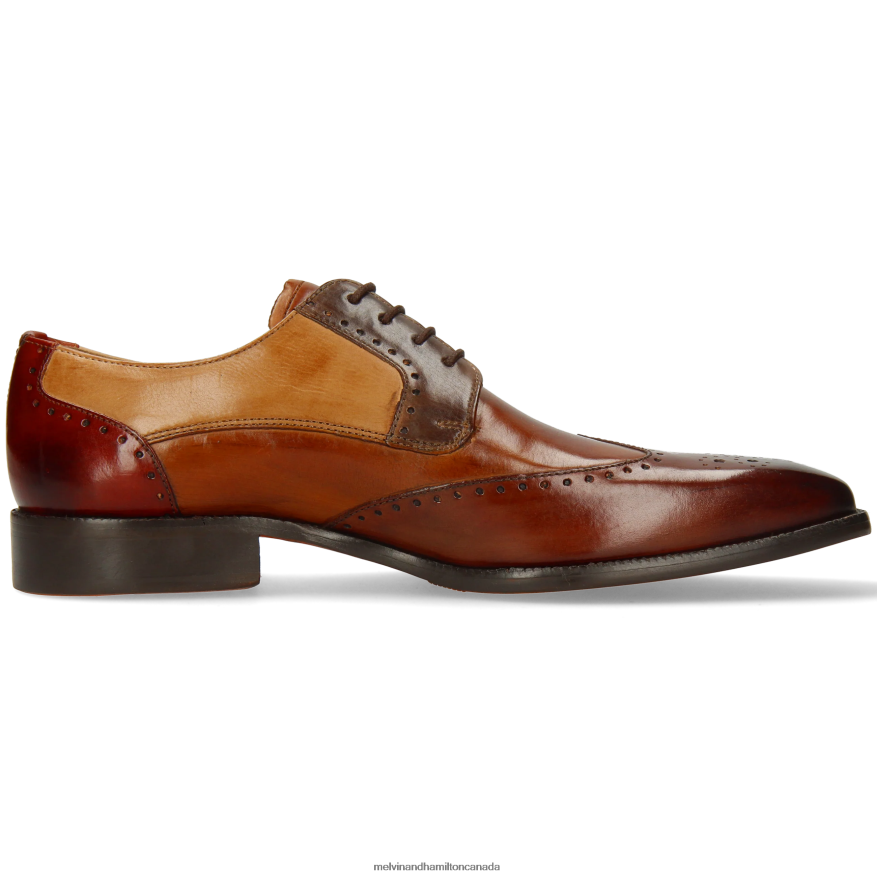 Men Melvin & Hamilton Brown Jeff 14 Derby Shoes P4V68P449