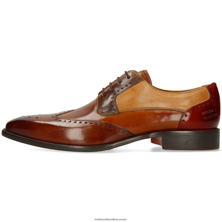Men Melvin & Hamilton Brown Jeff 14 Derby Shoes P4V68P449