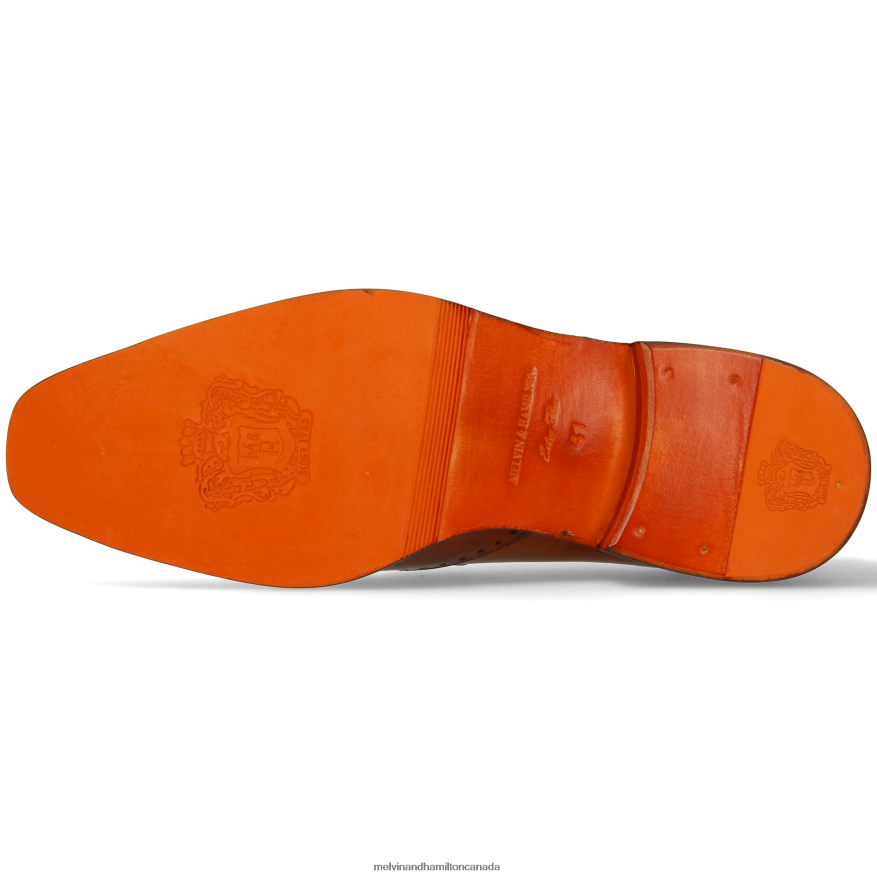 Men Melvin & Hamilton Brown Jeff 14 Derby Shoes P4V68P449