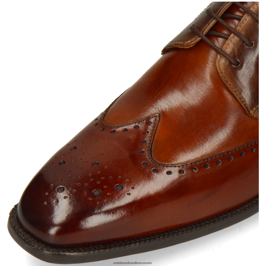 Men Melvin & Hamilton Brown Jeff 14 Derby Shoes P4V68P449