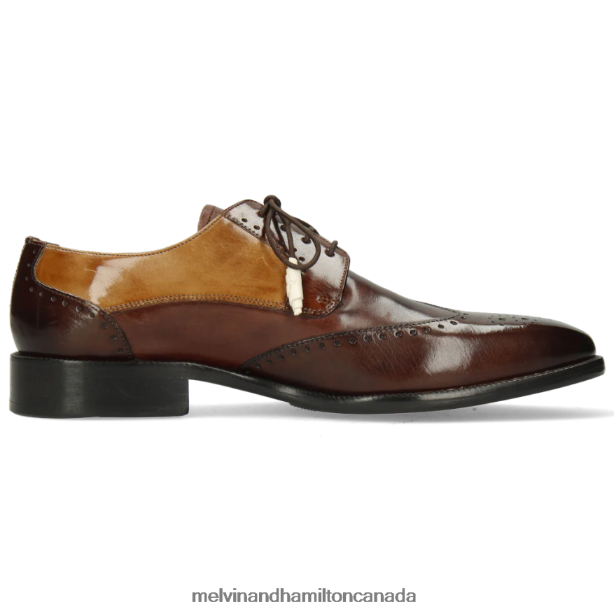 Men Melvin & Hamilton Brown Jeff 14 Derby Shoes P4V68P525