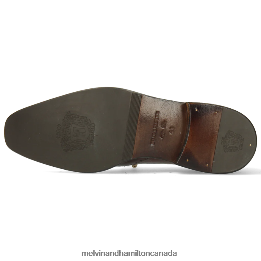 Men Melvin & Hamilton Brown Jeff 14 Derby Shoes P4V68P525