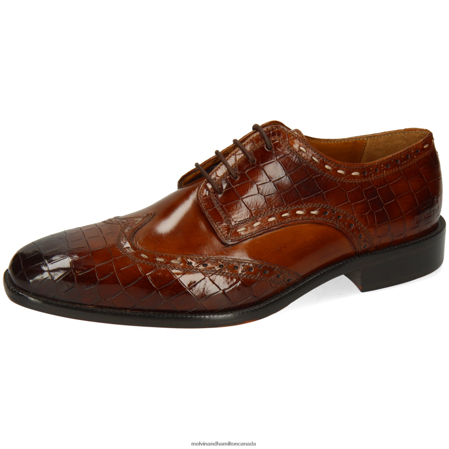 Men Melvin & Hamilton Brown Jeff 1 Derby Shoes P4V68P439