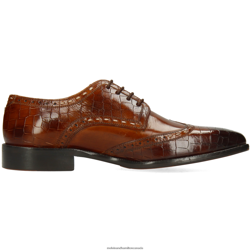 Men Melvin & Hamilton Brown Jeff 1 Derby Shoes P4V68P439
