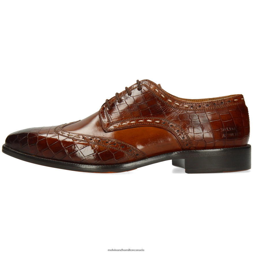 Men Melvin & Hamilton Brown Jeff 1 Derby Shoes P4V68P439